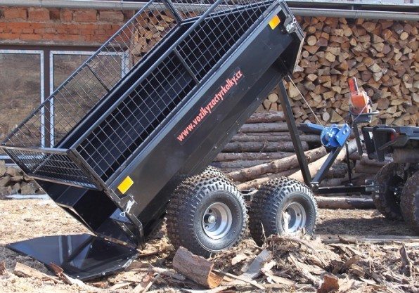 Anhänger Geo TR600 600kg Kippanhänger Kipper ATV Quad Traktor